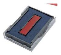 Trodat 6-4912-2DB Lot de 2 cassettes d'encrage Swop Pad (Bleu/rouge)