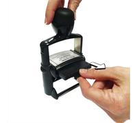 TRODAT Blister 3 recharges 6/4750 pour appareils 4750/4755/4941. Bicolore Bleu et Rouge