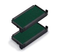 Trodat Cartouche d'encre 6/4912 pour Timbres d'encrage Automatique Printy 4912, 4912 Type, 4952 et 496201-04 - Encre Verte, Blister 2u, 6/4912GRN