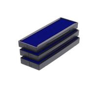 Trodat - cartouche d'encre 6/4918 - Lot de 3 bleu