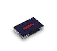 Trodat Cassette d'encrage de remplacement pour tampon 6/4750/2 78253 41 x 24 mm (l x H) rouge-bleu 2 pc(s)