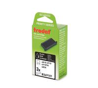 Trodat Cassette d'encre de rechange pour tampon Printy 4910 - Lot de 3 - Noir