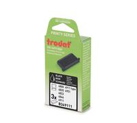 Trodat Cassette d'encre de rechange pour tampon Printy 4911 - Lot de 3 - Noir