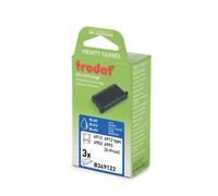 Trodat Cassette d'encre de rechange pour tampon Printy 4912 - Lot de 3 - Bleu