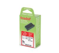 Trodat Cassette d'encre de rechange pour tampon Printy 4912 - Lot de 3 - Rouge