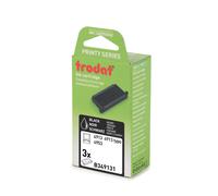 Trodat Cassette d'encre de rechange pour tampon Printy 4913 - Lot de 3 - Noir