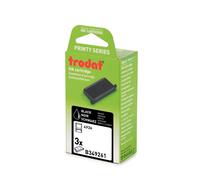 Trodat Cassette d'encre de rechange pour tampon Printy 4926 - Lot de 3 - Noir