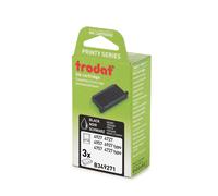 Trodat Cassette d'encre de rechange pour tampon Printy 4927 - Lot de 3 - Noir