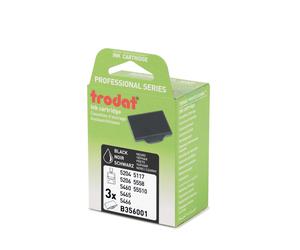Trodat Cassette d'encre de rechange pour tampon Professional 6/56 - Lot de 3 - Noir