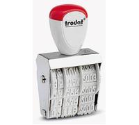 Trodat CLASSIC 1010 Tampon dateur 26 x 4 mm (l x H) argent