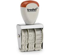Trodat Tampon dateur CLASSIC 1020 35 x 5 mm argent
