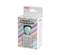 Trodat Creative Lot de mini tampons Best Wishes pour décoration créative - 12 impressions, tampons créatifs en vert pastel, avec encreur en rose, noir, vert, 30 x 5 mm