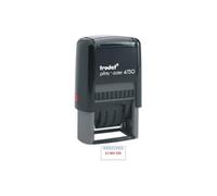 Trodat Tampon dateur Printy-Dater 41 x 24 mm (L x H) gris/noir