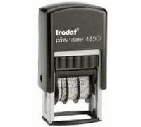 Trodat Tampon dateur Printy Dater 4850L1 3,8 mm - texte 'EINGEGANGEN'