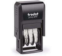 Trodat Fechador 4810 Castellano Tampon dateur automatique Bleu 20 x 3,8 mm