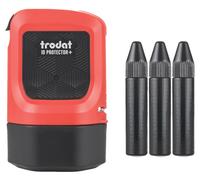 trodat ID Protector+ - kit rouge avec 3 recharges d'encre