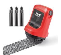 Trodat ID Protector+ Rouleau encreur - Tampon de protection contre le vol d'identité avec boîte intégrée et ouvre-lettres (3 en 1) - avec 3 recharges d'encre