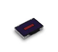 TRODAT Lot de 10 Cassettes encreur de rechange pour tampon 6/53/2 Bicolore Bleu - Rouge