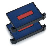 Trodat Lot de 2 cassettes d'encrage 6/4750/2 pour Printy 4750/4755 – bicolore bleu/rouge