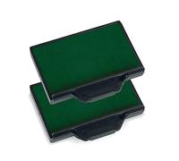 TRODAT Lot de 2 Cassettes encreur de rechange pour tampon 6/56D Vert | Lot de 2, résistant aux taches, ne se décolore pas, résistant à la lumière, impression à séchage rapide, indélébile
