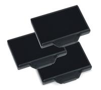 Trodat Lot De 3 Cassettes Encreur De Rechange Pour Tampon 6/56a Noir