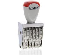 Trodat Numéroteur 6 Positions, Taille Empreinte: 5 X 27 Mm