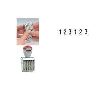 Trodat Numéroteur, 6 Positions, Taille Empreinte: 9 X 41 Mm,