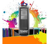 Trodat Pocket Printy 9511-38x14 mm - Argent et noir