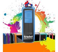 Trodat Pocket Printy 9511-38x14 mm - Bleu et noir