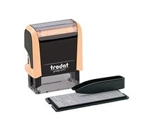 Trodat Printy 4911 Pastell Crème Tampon encreur auto-encreur 4 lignes Noir 38 x 14 mm