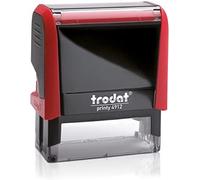 tampon texte automatique trodat 4912 "Printy 4.0" rouge feu