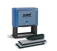 Trodat Printy 4931 Typo Tampon à insérer soi-même du texte - Tampon auto-encreur comme tampon de bureau, tampon d'adresse, tampon nominatif, etc. (70 x 30 mm, 6 lignes, noir)