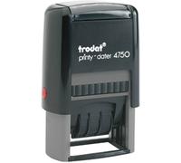 Trodat Printy-Dater Tampon dateur 41 x 24 mm (l x H) gris, noir