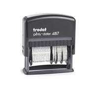 Tampon encreur automatique dateur standard 12 formules Trodat Printy 4817
