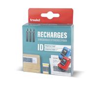 Trodat Recharges d'encre pour rouleau encreur ID Protector - Lot de 3 flacons d'encre noire indélébile de 2 ml - Recharge simple et propre - 1 flacon correspond à une recharge complète.