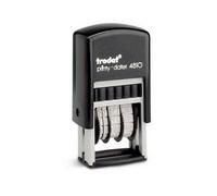 Trodat Réf 70169 Printy 4810 Tampon dateur avec cassette d'encrage Noir 20 mm x