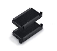 Trodat Replacement Ink Pads 6/4910 - Pack of 2 - Black Ink - for the Printy 4910
