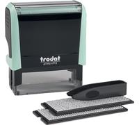 trodat set de tampons texte Printy 4913 Typomatic vert pastel