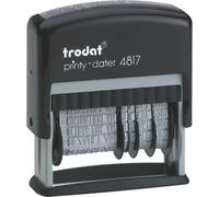 trodat tampon à bande de mots Printy Dater 4817 avec date noir