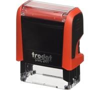 trodat Tampon automatique à texte Printy 4911 4.0 rouge