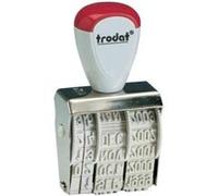 Trodat tampon dateur francais 1010 mois en lettre 4 x 26 mm