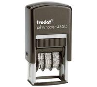 trodat Tampon dateur Printy Dater 4850L "BEZAHLT" blau/rot