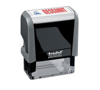 Trodat 4912 g Text Stamp Scanned