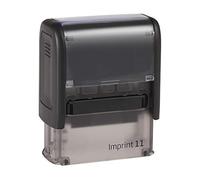 Trodat Tampon encreur Bezahlt (Dormy Imprint 11) - Rectangulaire - Caoutchouc - Bleu foncé