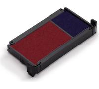 trodat Tampon encreur de rechange 6/4912/2 bleu/rouge pack de deux