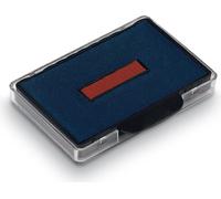 trodat Tampon encreur de rechange 6/56/2, bleu/rouge, lot de deux
