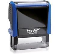 Trodat tampon encreur texte printy 4.0 4912, bleu 44723 Bleu G