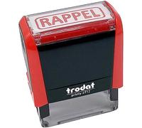 TRODAT Tampon X-print 4912 Formule Commerciale Texte + Picto "RAPPEL" Rouge