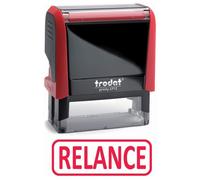 Trodat Tampon X-Print 4912 Formule Commerciale Texte "Relance" Rouge