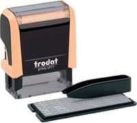 trodat Textstempel-Set Printy 4911 Typomatic pastell-creme